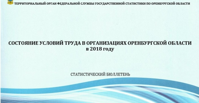 Статистический бюллетень «Состояние условий труда в организациях Оренбургской области»